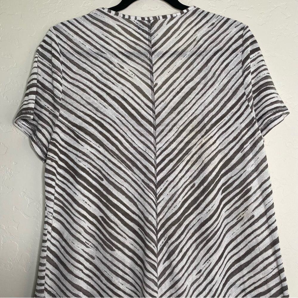 Ts Taking Shape Zebra Patchwork Asymmetrical Hem … - image 7